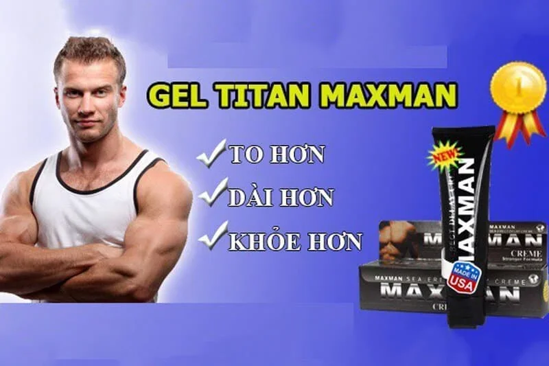 Gel tăng kích cỡ cậu nhỏ Maxman