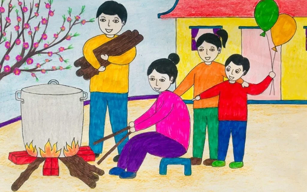 Gợi ý 99+ ý tưởng vẽ tranh ngày Tết đẹp, ý nghĩa nhất 2026