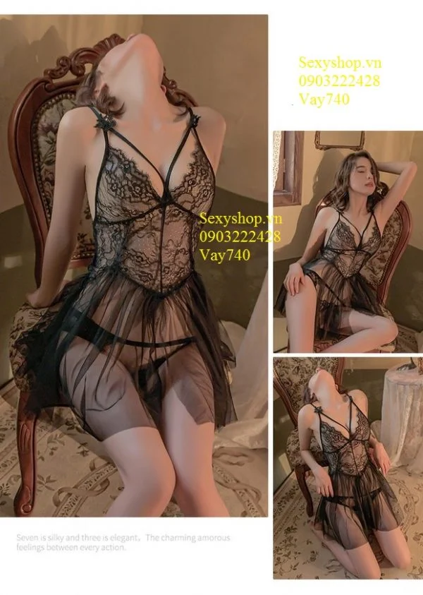 Váy ngủ gợi cảm MÊ LY 2 - Ảnh 4