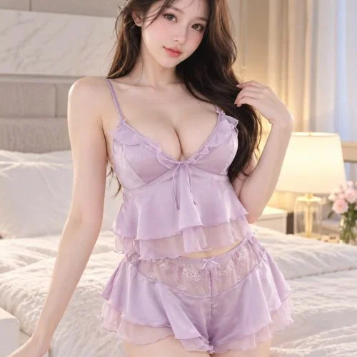 Hình 93 trong bộ váy ngủ sexy