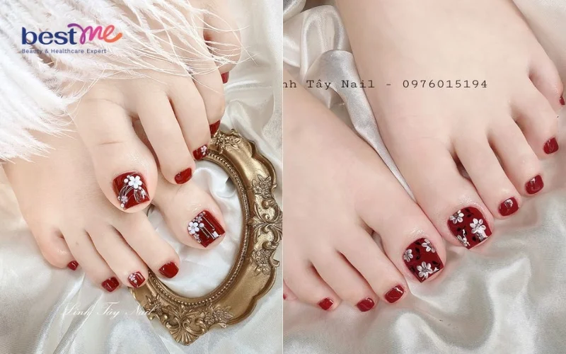 100+ hình ảnh móng chân đẹp nhất cực tôn da được nhiều nàng yêu thích - 4