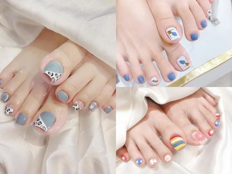 10+ mẫu nail chân mùa hè đơn giản nhưng cực kỳ nổi bật