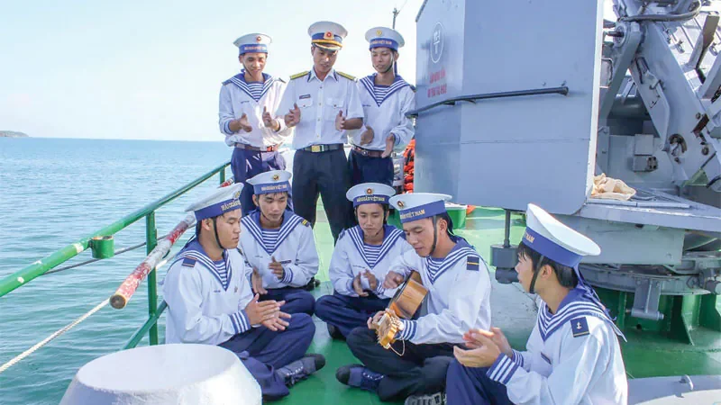 Hình ảnh bộ đội nơi đảo xa - hình 4
