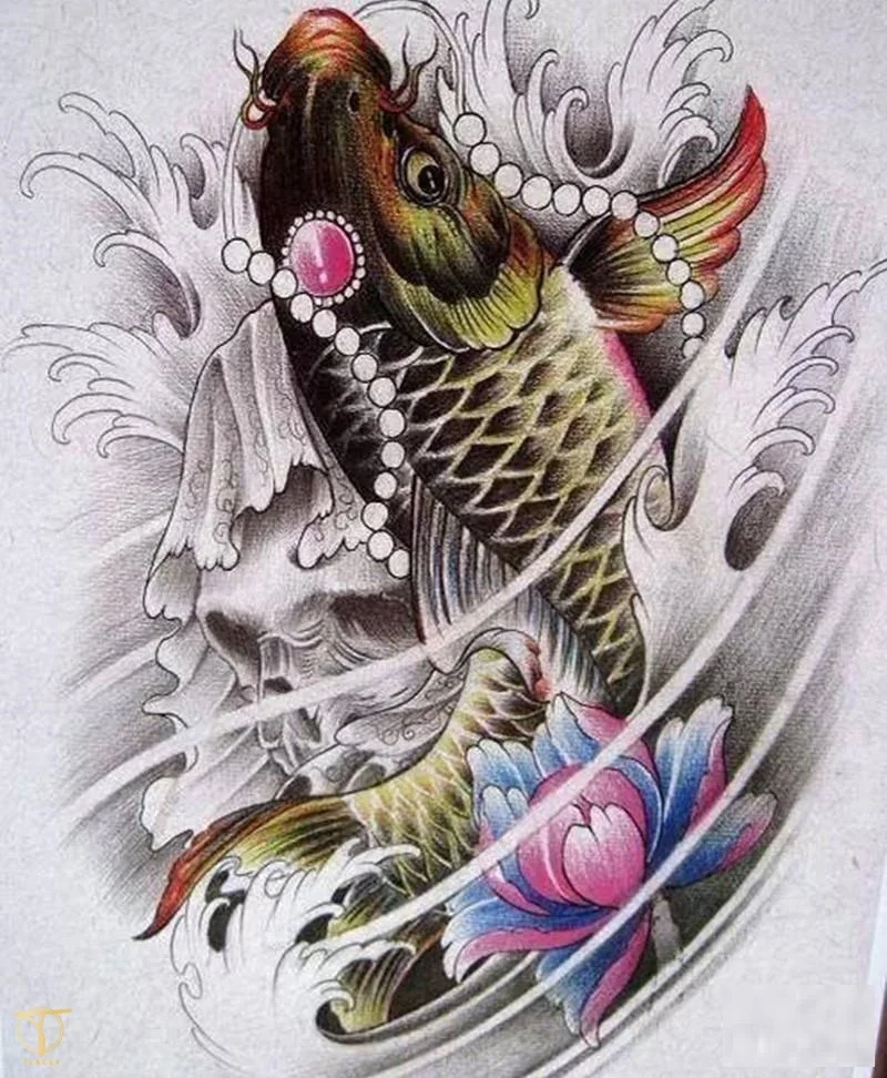 359+ Mẫu Hình Xăm Cá Chép Đẹp Ý Nghĩa Được Yêu Thích (2)
