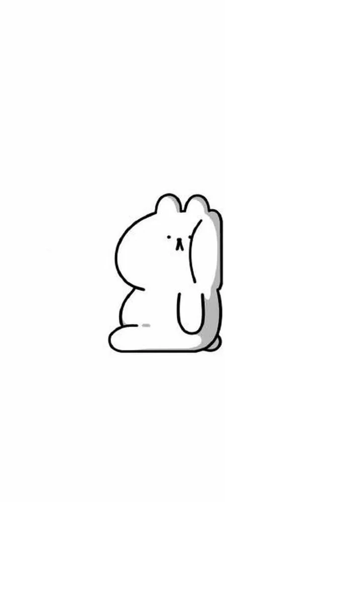 Hình nền màu trắng cute (2)