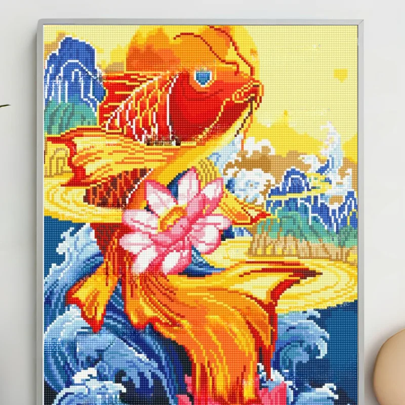 Tranh đính đá đẹp, hướng dẫn làm tranh đính đá (2)