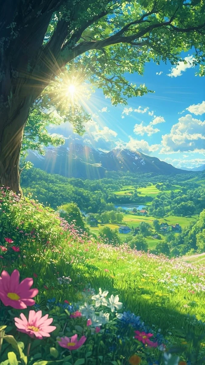 Hình nền vui vẻ đầy màu sắc