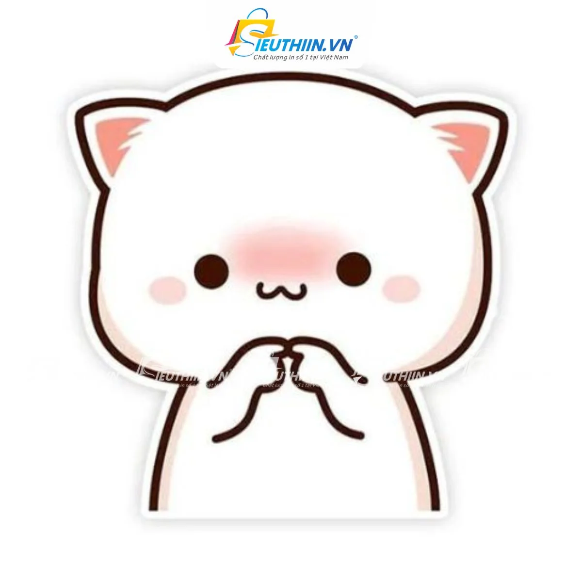 45+ Mẫu Sticker Mèo Cute, Dễ Thương, Đáng Yêu, Hot Trend