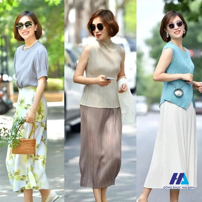 váy body dài qua gối cho tuổi trung niên hiện nay là xu hướng mới cho phái đẹp tuổi xế chiều
