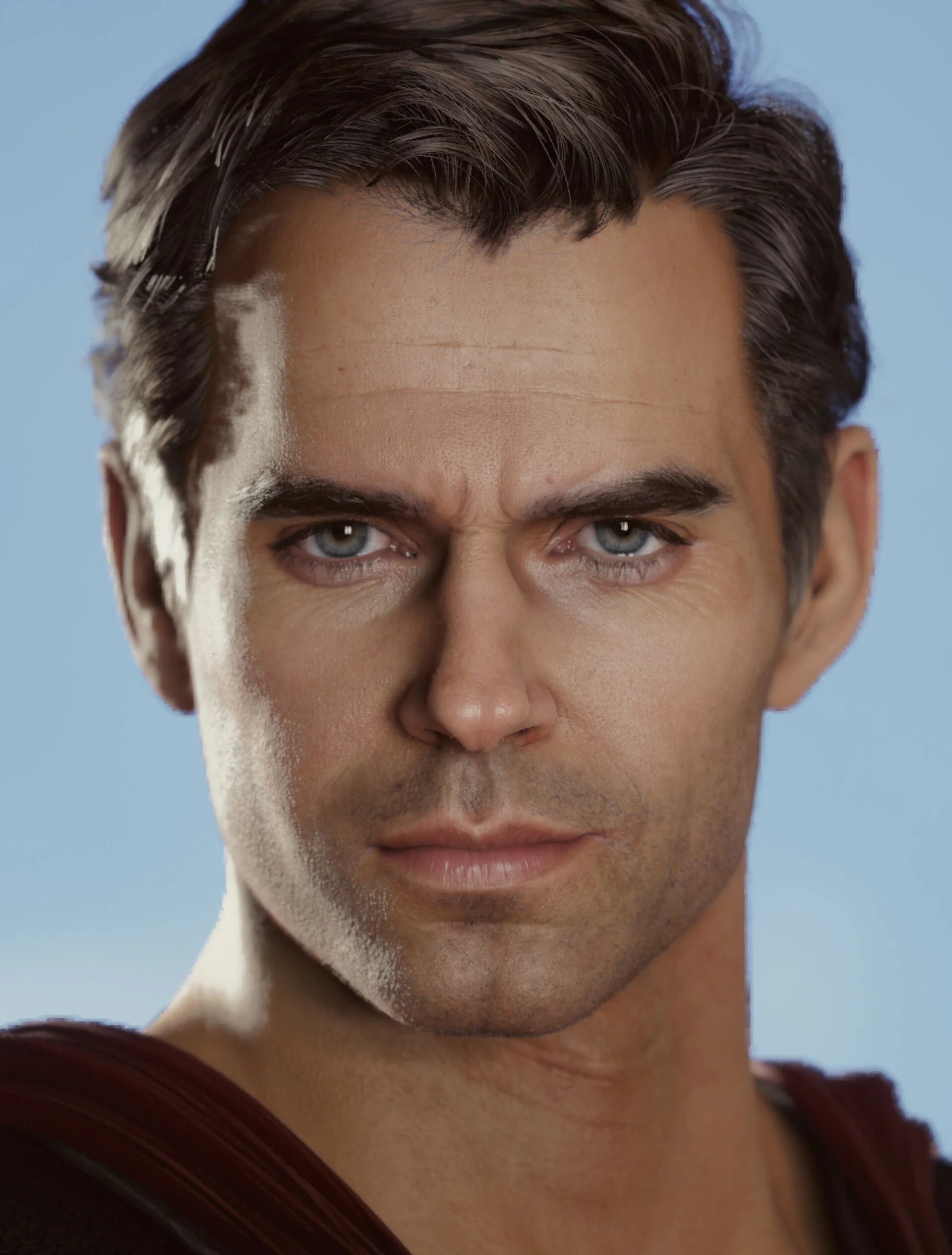 Hình nền Superman chân thực làm hình nền máy tính ngầu