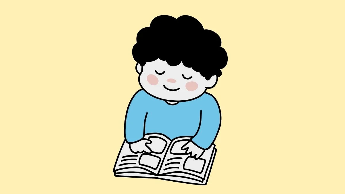 Hình vẽ cute về học tập siêng năng