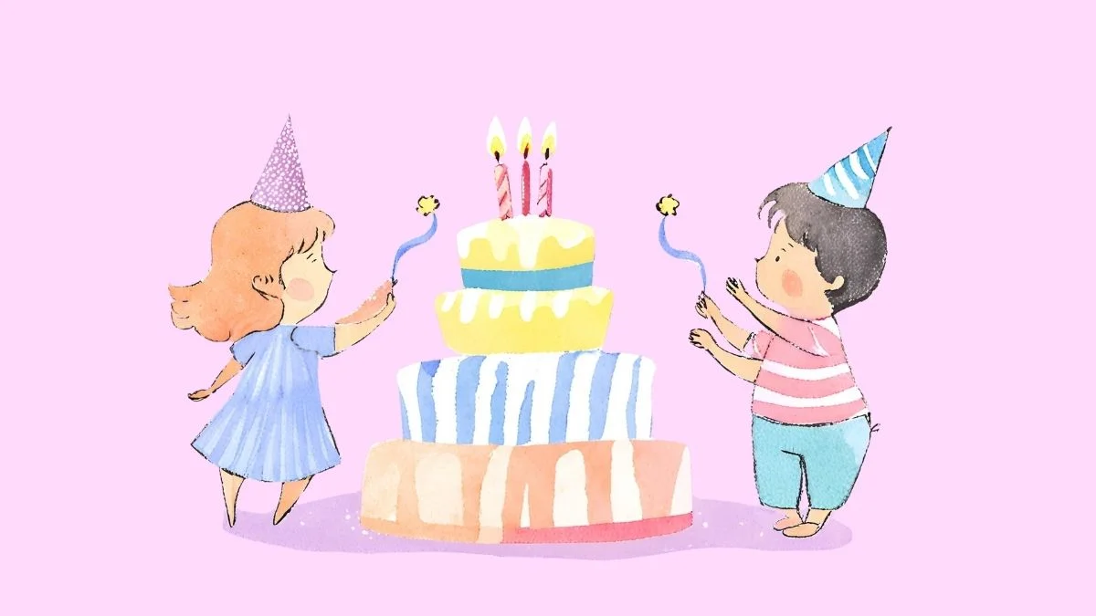 Hình vẽ cute chúc mừng sinh nhật đẹp