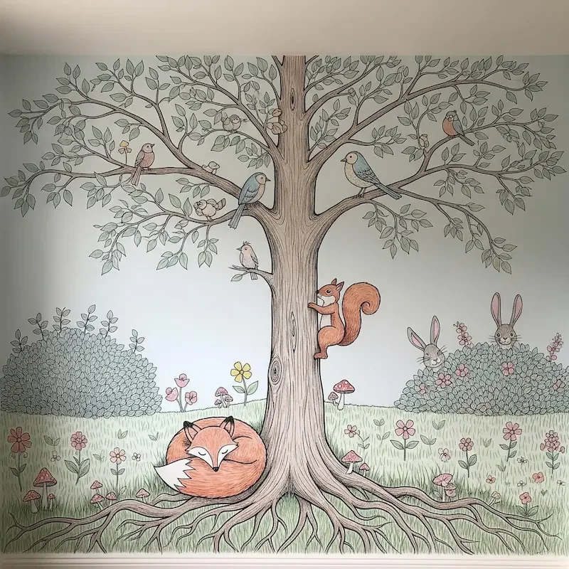 99+ Mẫu vẽ tranh trang trí phòng ngủ decor siêu đẹp dễ vẽ