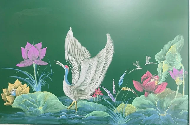 Ngắm loạt tranh vẽ trang trí bảng đẹp ngỡ ngàng, gây 'bão mạng' của thầy giáo Nghệ An (2)