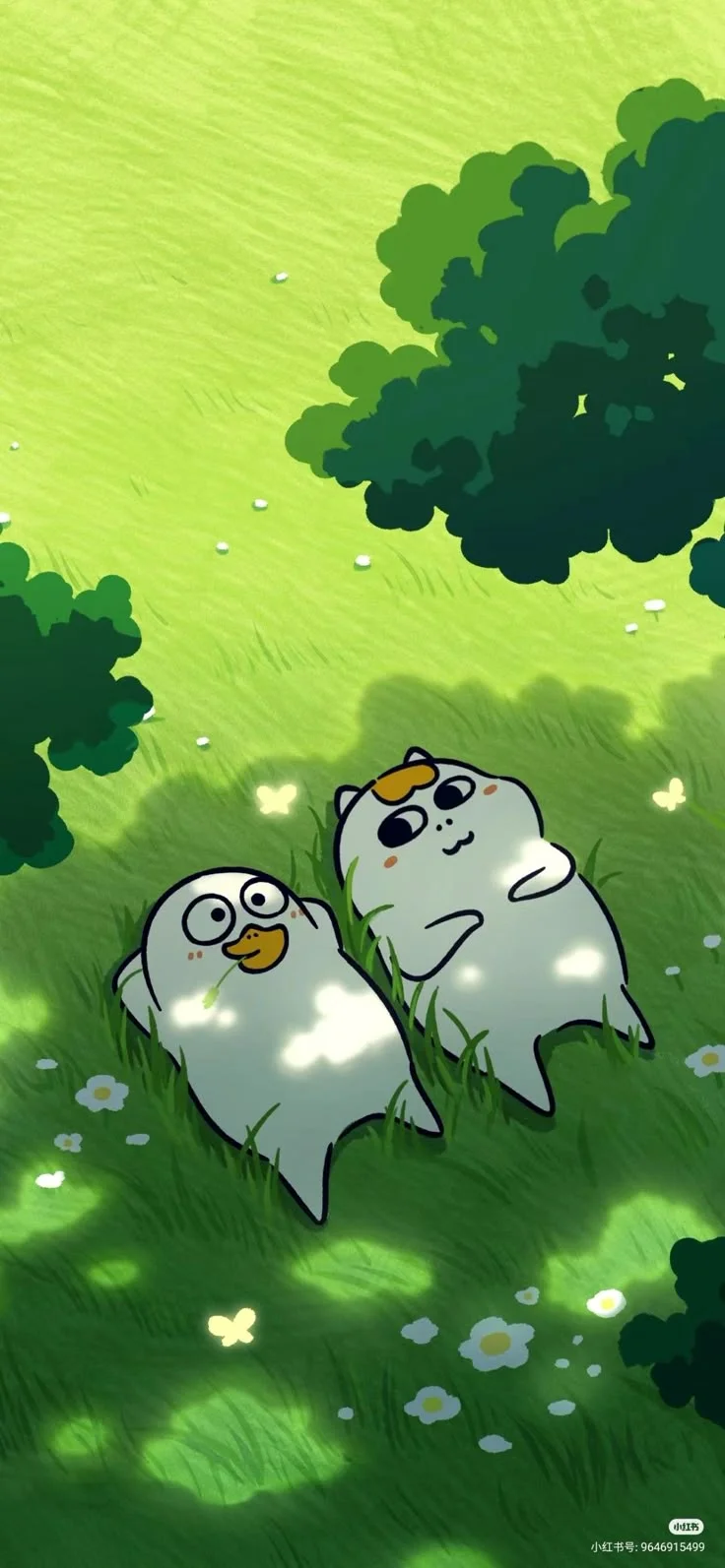 Ảnh nền hoạt hình | Hình nền điện thoại cute màu xanh lá, Hình nền không