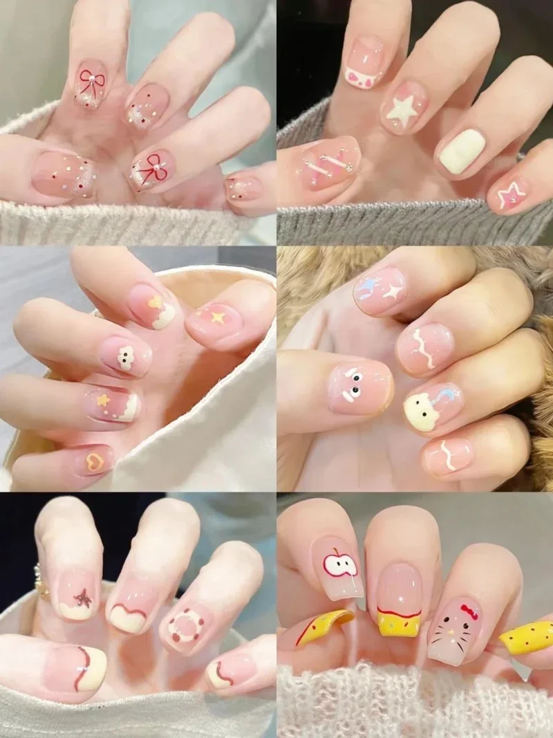 những mẫu nail đẹp cho móng ngắn (3)