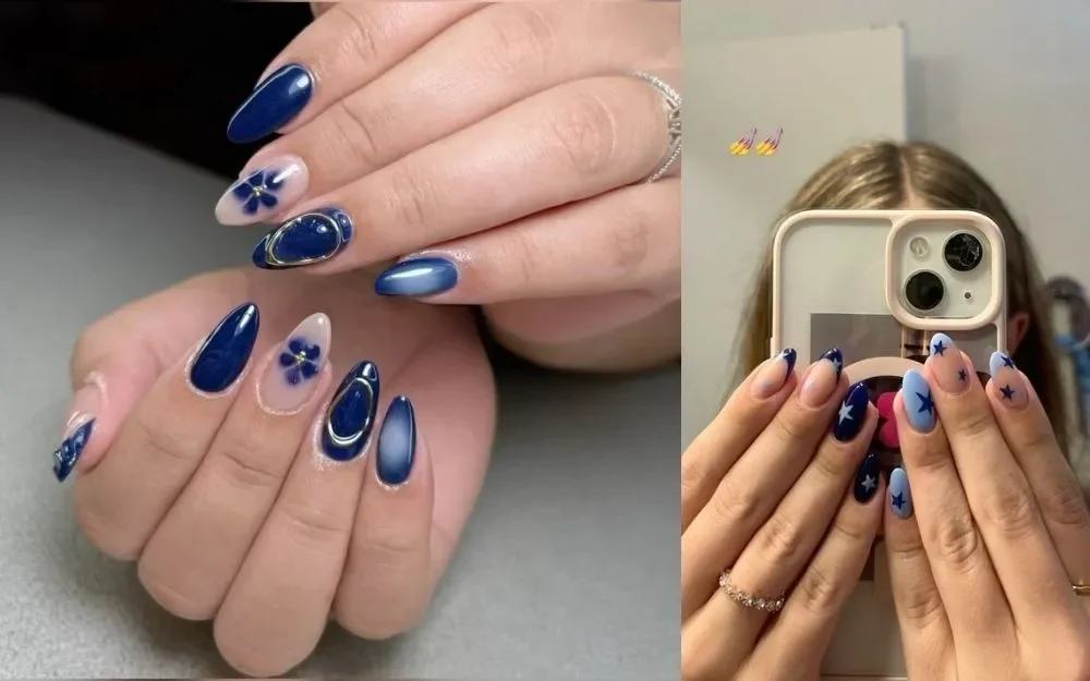 Tổng Hợp 150+ Mẫu Nail Màu Xanh Dương Hot Trend 2026