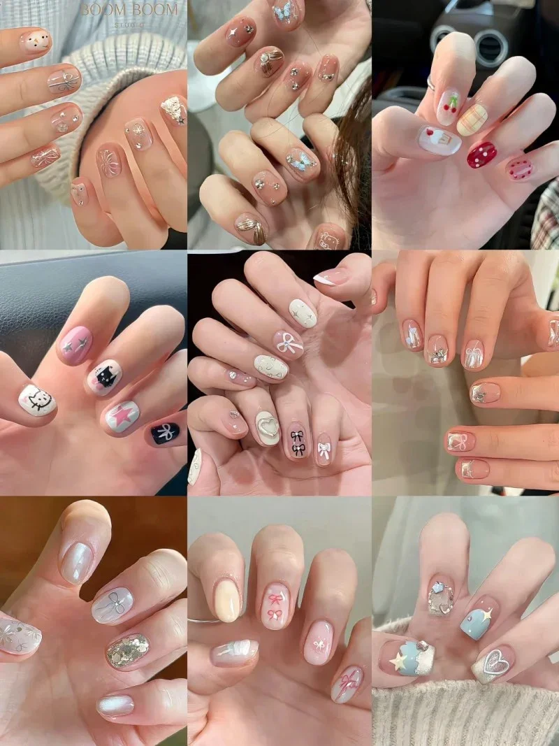 những mẫu nail đẹp cho móng ngắn (4)