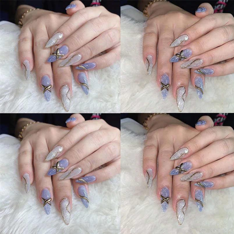 99+ mẫu nail mắt mèo đẹp, sang chảnh cho nàng - 7