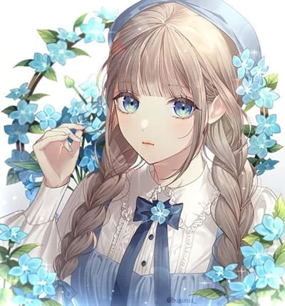 Xem hình ảnh anime nữ xinh đẹp với vật dụng huyền thoại