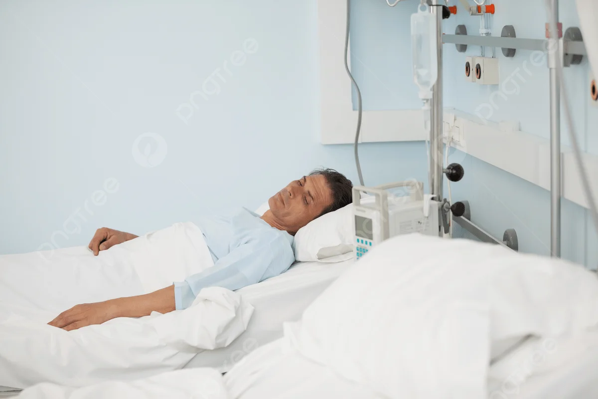 Bệnh Nhân Nam Nằm Trên Giường Bệnh Viện Da Trắng Hình Chụp Và Hình ảnh Để Tải Về Miễn Phí - Pngtree