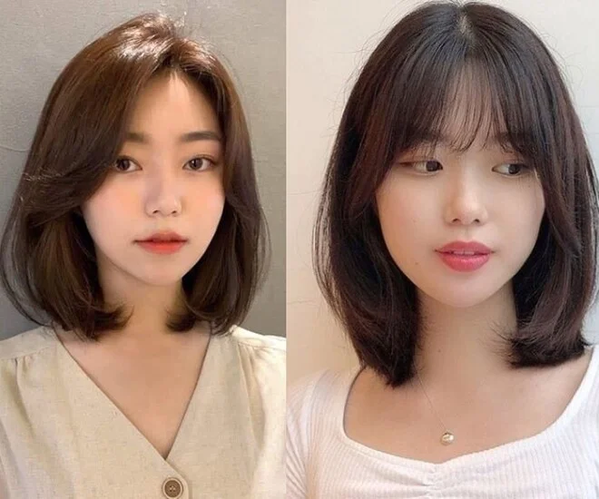 Tóc ngang vai cho mặt tròn: Top 15 kiểu đẹp trẻ trung, giúp mặt thon nhỏ được yêu thích nhất năm 2025