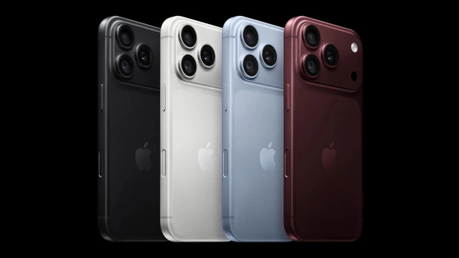 Hình ảnh concept mẫu iPhone 18 Pro Max với thiết kế cụm camera mới và đa dạng màu sắc