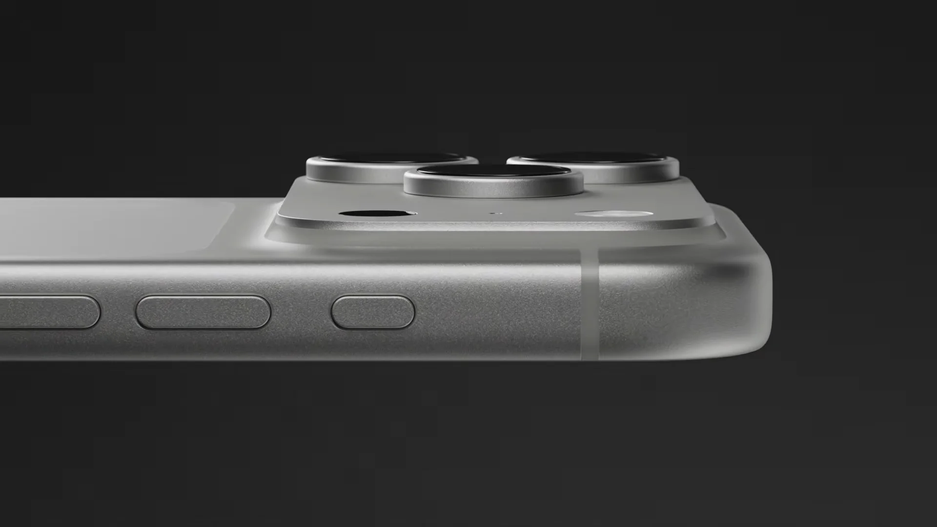 Góc nghiêng cạnh viền và camera của iPhone 18 Pro Max