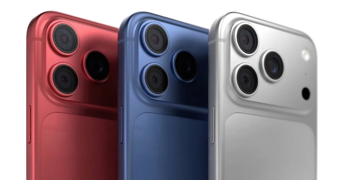 Ba màu sắc chủ đạo của iPhone 18 Pro Max