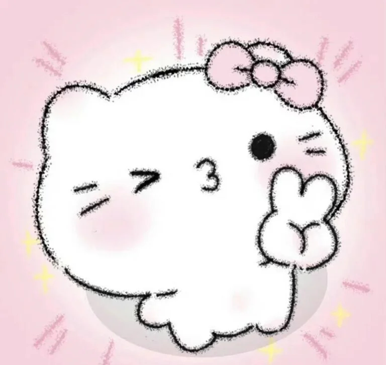 Hello Kitty tạo dáng chụp ảnh dễ thương