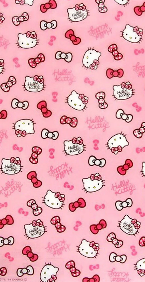 Hình nền họa tiết Hello Kitty