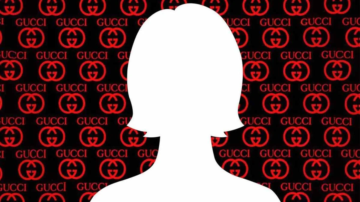 avatar mặc định với nền họa tiết logo Gucci sang trọng