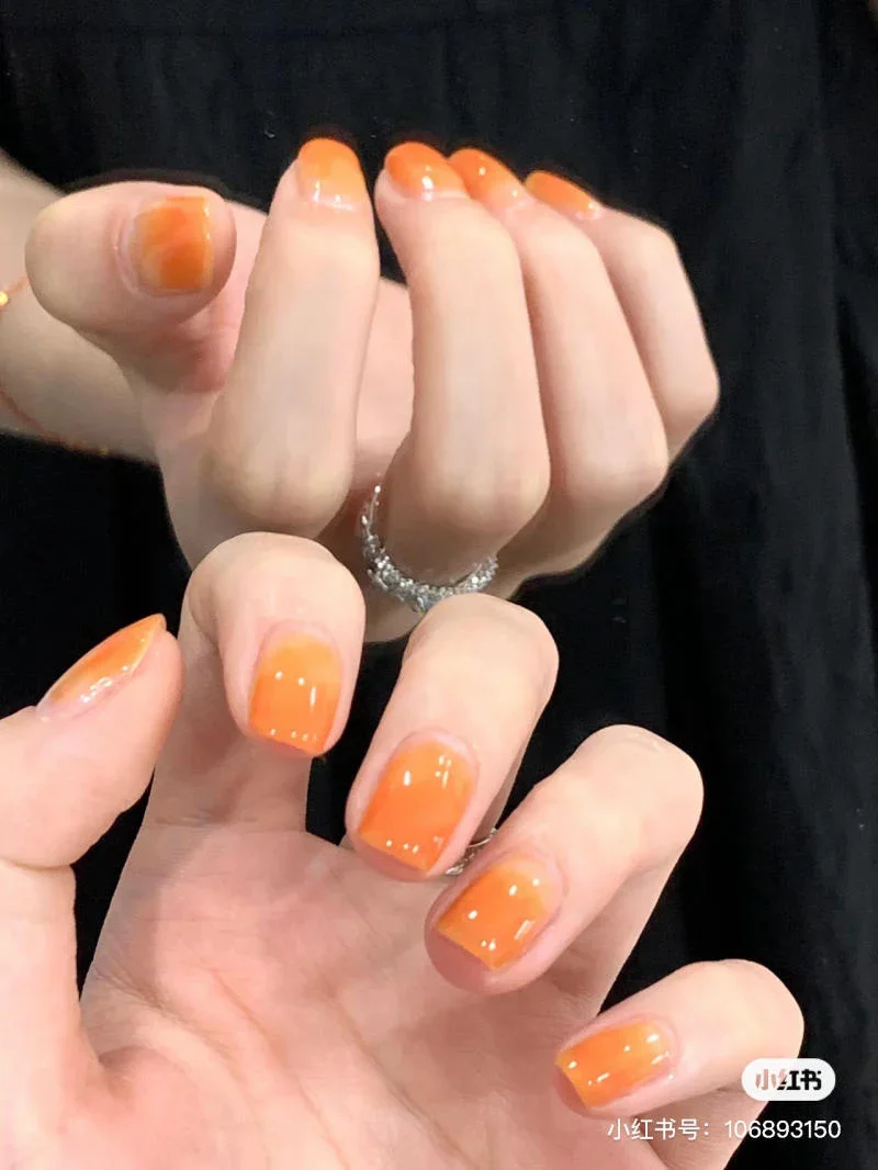 mẫu nail sơn thạch đơn giản