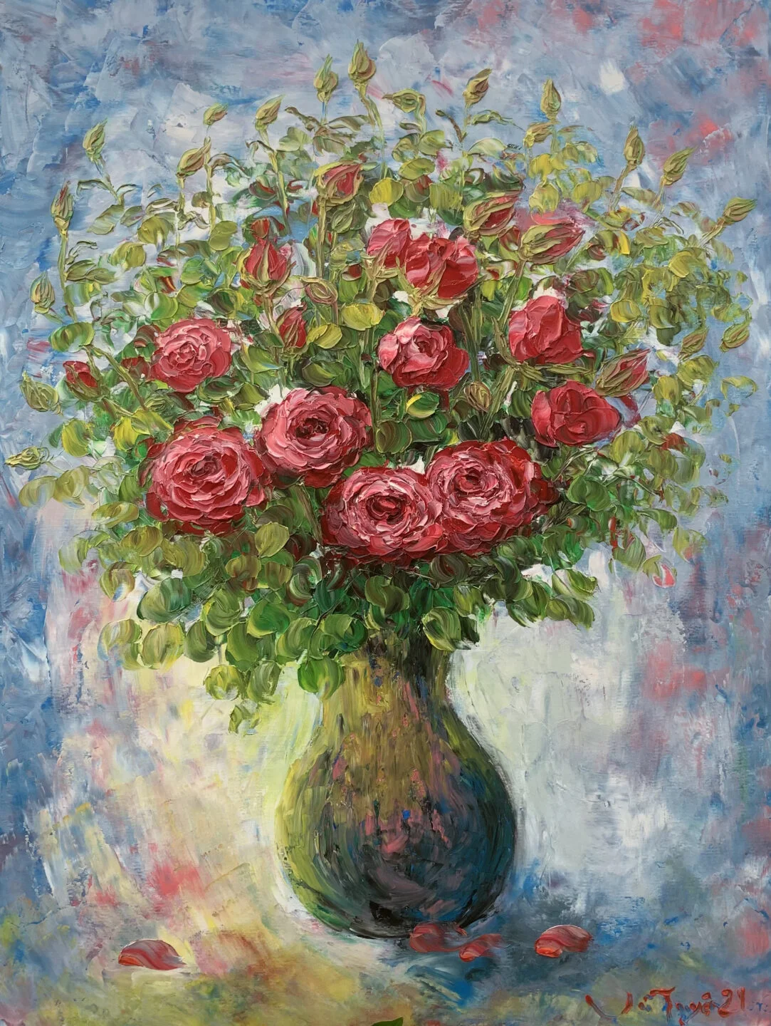 Tĩnh vật hoa hồng - Vũ Tuyên